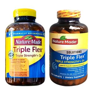 REVIEW Thuốc bổ khớp Nature Made Triple Flex Triple Strength + D3