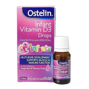 Ostelin Infant Vitamin D3 Drop dạng giọt - Bổ xung vitamin D cho bé
