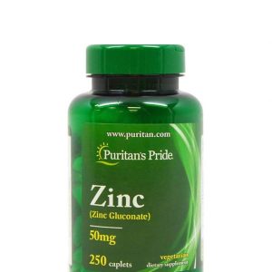 Viên uống bổ sung kẽm Puritan's Pride Zinc 50mg 250 viên