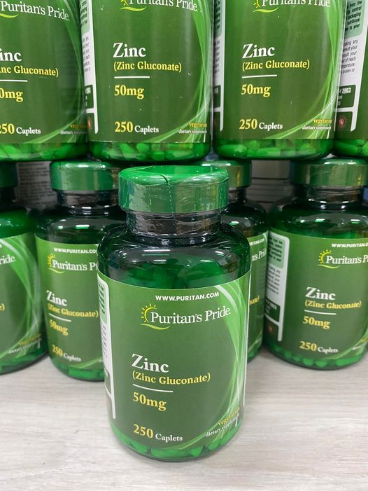 Viên uống bổ sung kẽm Puritan’s Pride Zinc 50mg 250 viên có tốt không?
