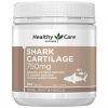 Sụn cá Shark Cartilage 750mg Healthy Care Úc 200 Viên