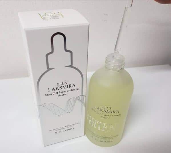 Thành phần của serum Plus Laksmira Stem Cell Super Whitening Source