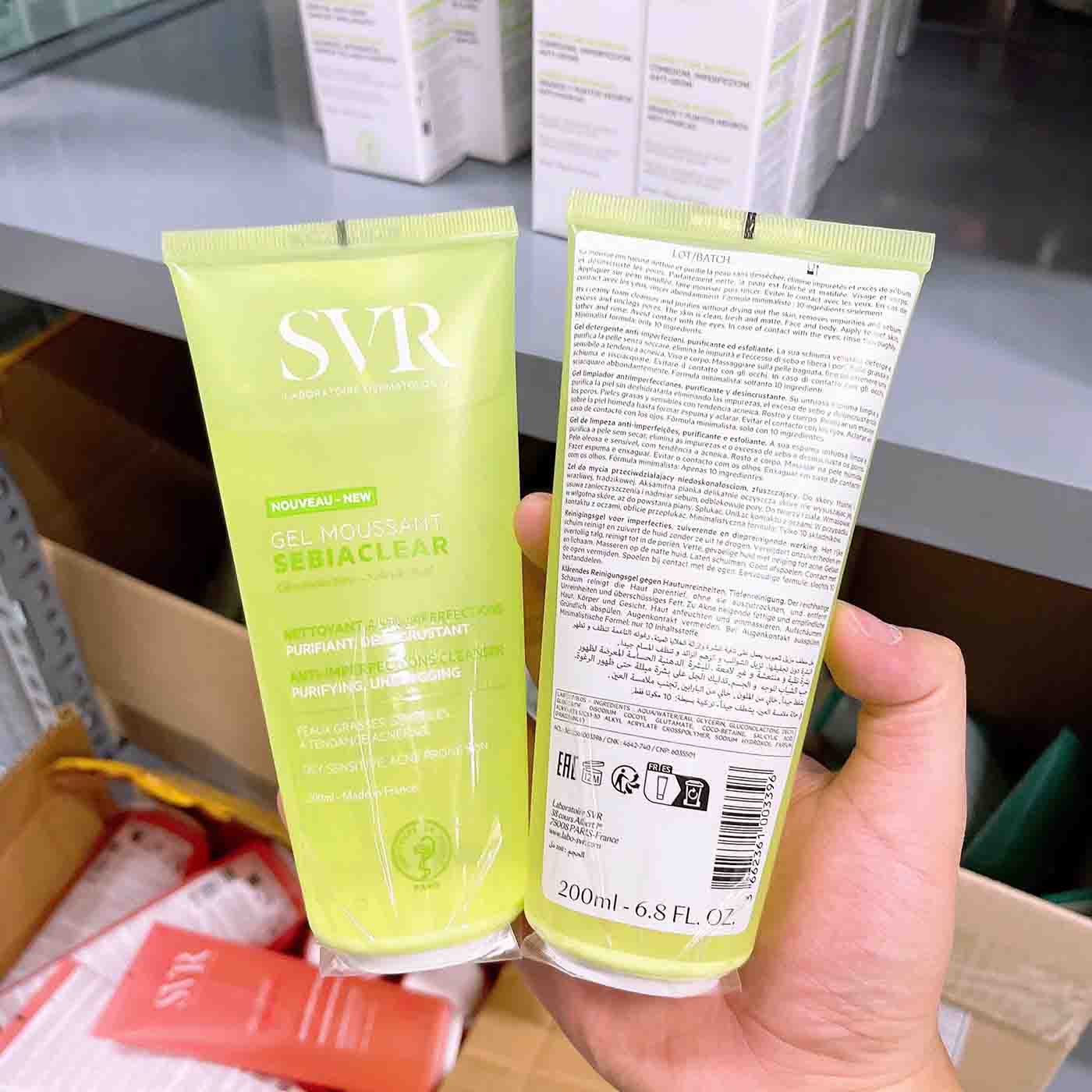 Sữa rửa mặt SVR xanh lá