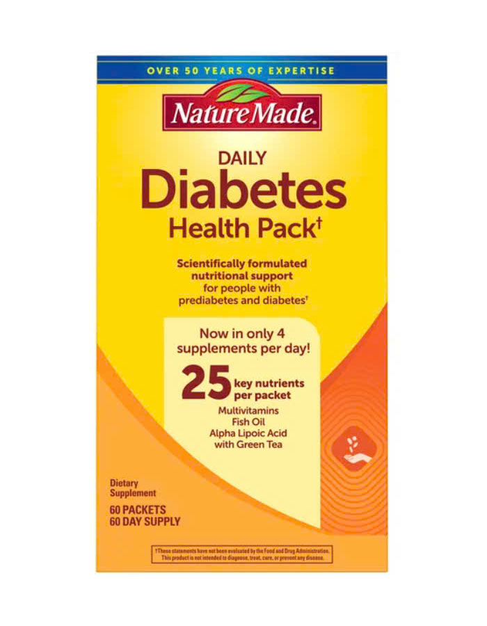nature made diabetes health mẫu mới
