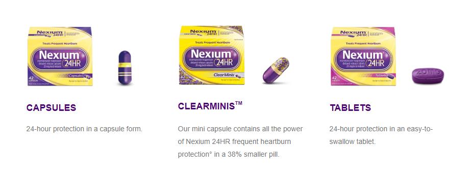 Viên uống Nexium 24hr của Mỹ - hỗ trợ viêm loét dạ dày, ợ nóng