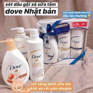 Bộ Tắm Gội Dove Set 3 Nội Địa Nhật Bản - Ảnh 3
