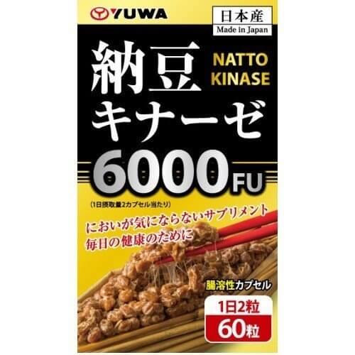 Viên hỗ trợ đột quỵ Natto Kinase 6000FU 60 viên