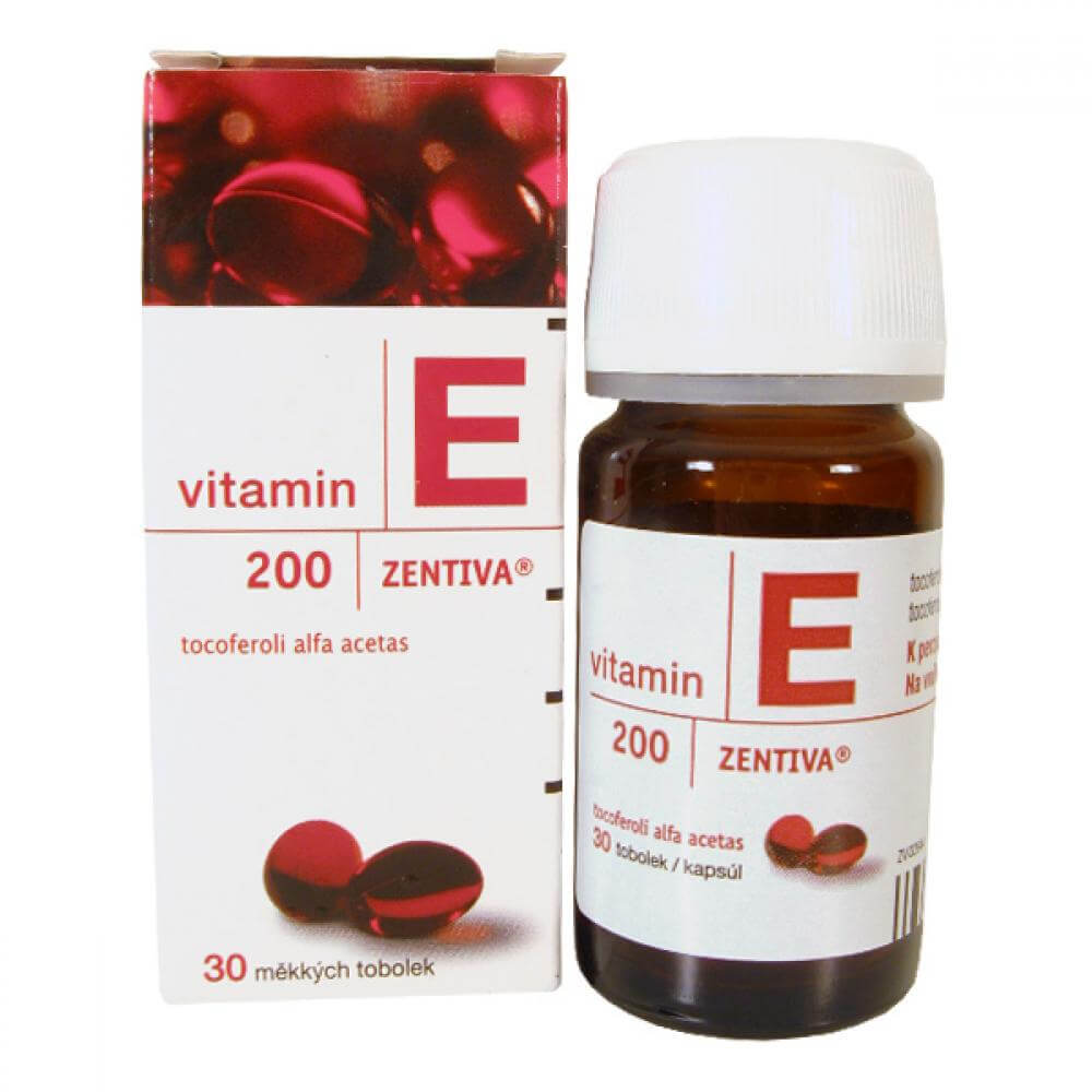 Vitamin E Đỏ Zentiva 200mg Nga (30 viên)