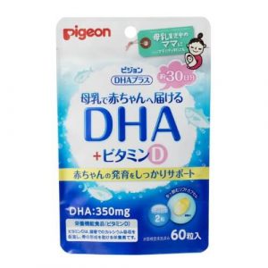 Viên Uống Bổ Sung DHA Pigeon Cho Bà Bầu Và Cho Con Bú 60 Viên