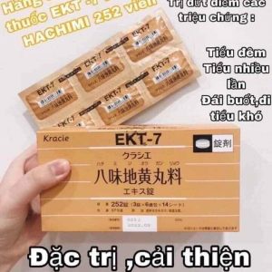 Công dụng viên uống bổ thận tiểu đêm EKT-7 Kracie Hachimi