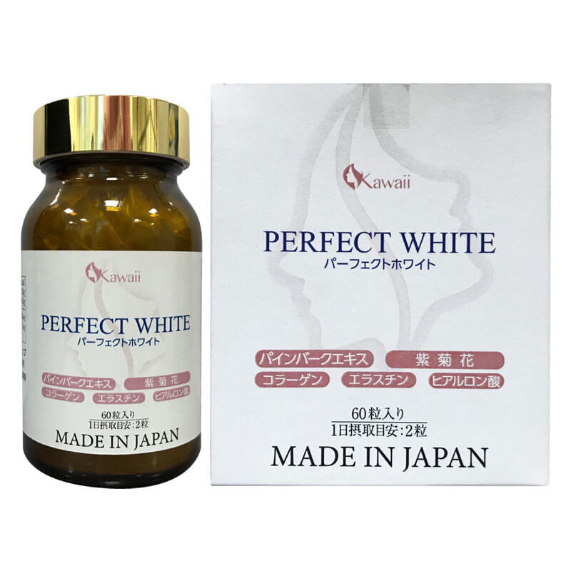 Viên Uống Trắng Da Kawaii Perfect White Nhật Bản 60 viên