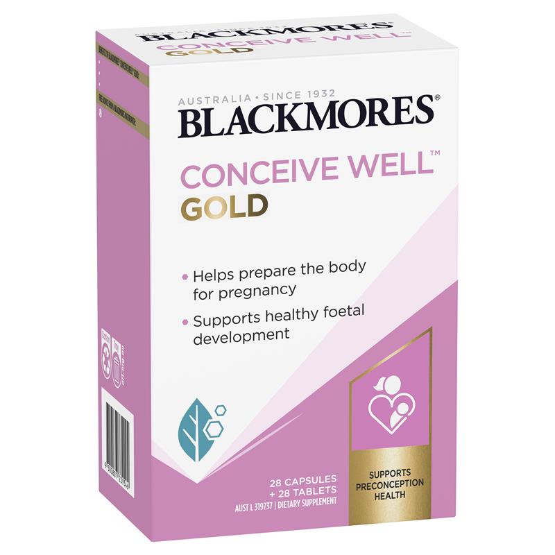 Blackmores Conceive Well Gold Hỗ Trợ Thụ Thai 56 Viên