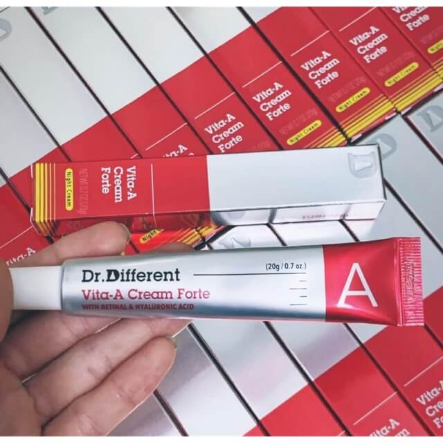 Cách sử dụng kem trẻ hóa tái tạo da Dr.Different Vita A Cream Forte