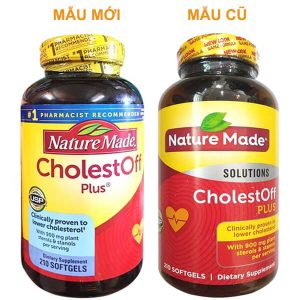 Nature Made CholestOff Plus Hỗ Trợ Giảm Mỡ Máu 210 Viên Của Mỹ