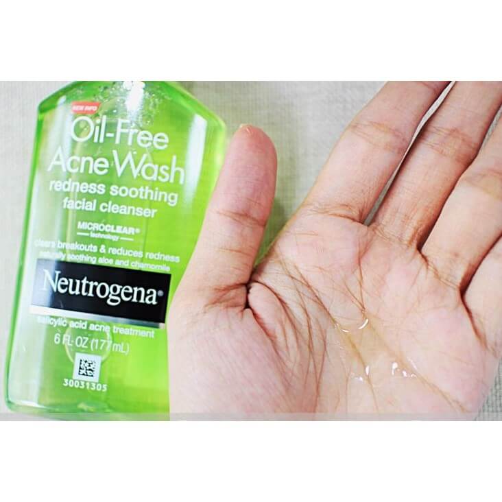 Sữa Rữa Mặt Kiềm Dầu Neutrogena Oil Free Acne Wash 150ml - Ảnh 3