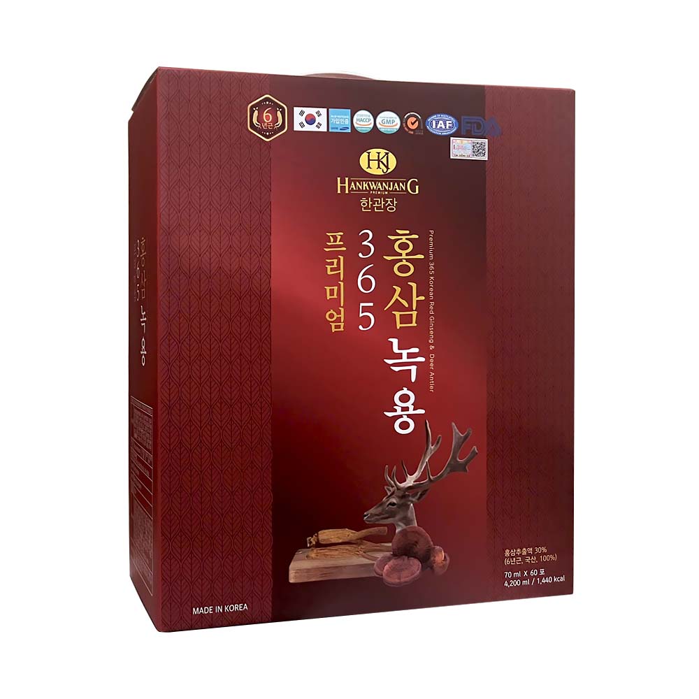 Nước Hồng Sâm Nhung Hươu Linh Chi Hàn Quốc 365