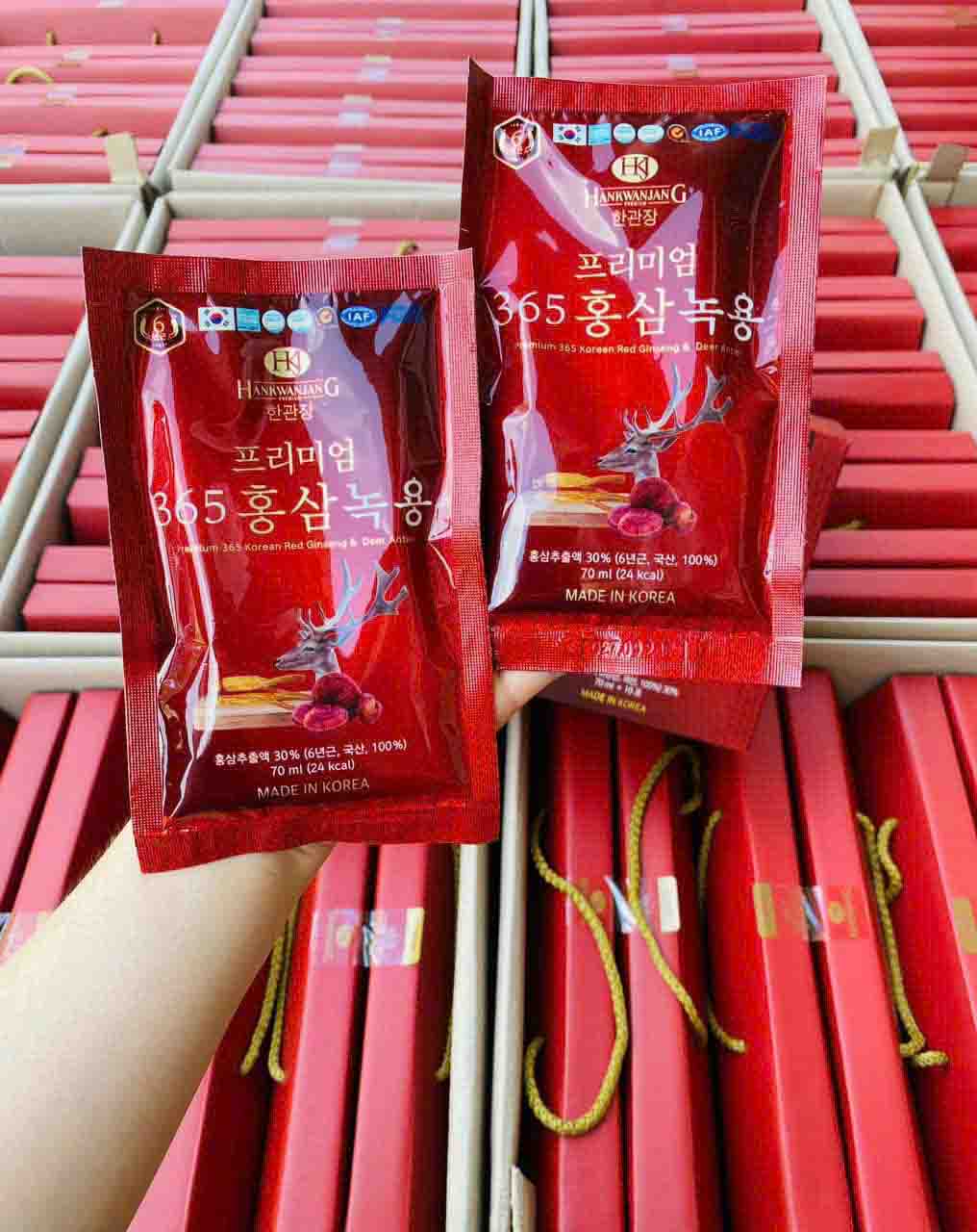 Nước Hồng Sâm Nhung Hươu Linh Chi Hàn Quốc 365 - Ảnh 3