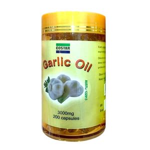 Viên uống Costar Garlic Oil Tinh Dầu Tỏi 3000mg 200 Viên Úc