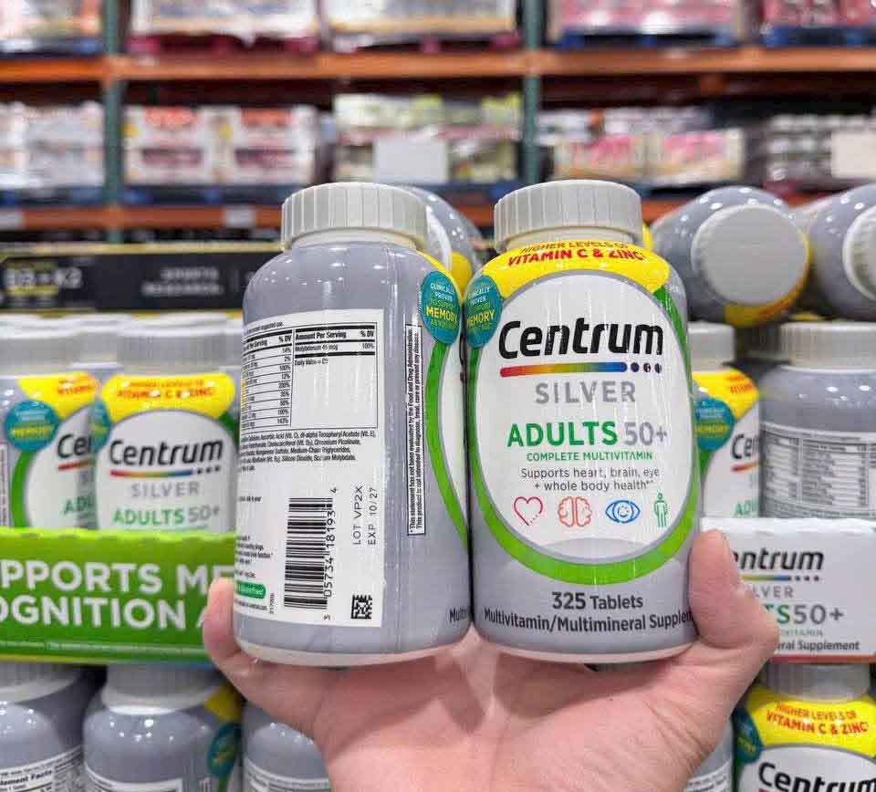 Vitamin Centrum Silver Adults 50+ 325 Viên Của Mỹ