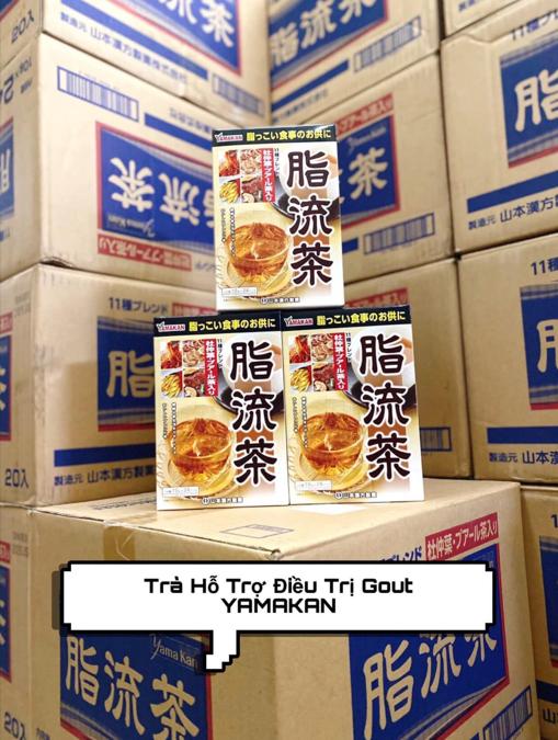 Trà giảm cân, giảm mỡ Yamakan Màu đen: ngăn ngừa chất béo tích tụ trong cơ thể