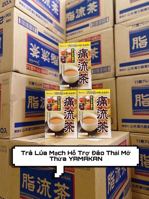 Trà giảm cân, giảm mỡ Yamakan Màu vàng: hỗ trợ đào thải mỡ thừa, điều trị gout