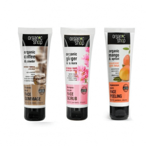 Tẩy tế bào chết Organic Shop Coffee & Powder cho mặt