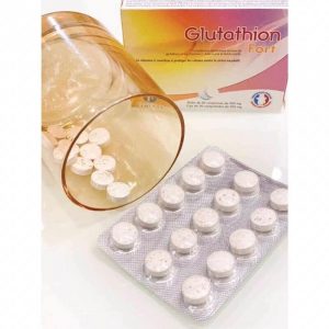 Viên Ngậm Trắng Da Glutathione Fort Pháp