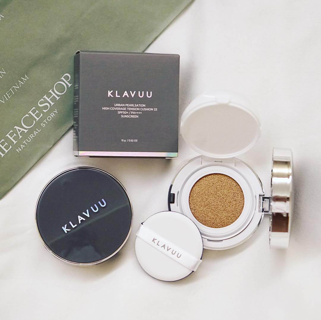 REVIEW Phấn Nước Klavuu Cushion màu Xanh Và Xám - Ảnh 5