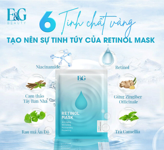 Thành phần của Retinol Mask E&G