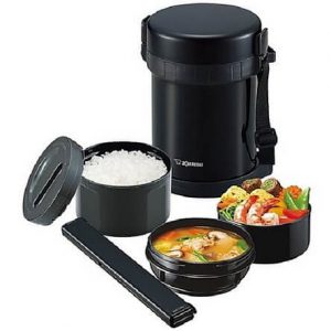 Hộp Đựng Cơm Giữ Nhiệt Zojirushi 3 ngăn Nhật Bản - Ảnh 4