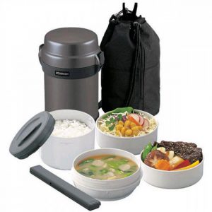 Hộp Đựng Cơm Giữ Nhiệt Zojirushi 3 ngăn Nhật Bản - Ảnh 3