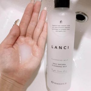 Hướng dẫn sử dụng Lanci Daily Natural Cleansing Milk Hàn Quốc