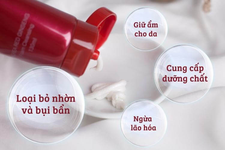 Sữa Rửa Mặt Nhân Sâm Hàn Quốc My Gold 130ml - Ảnh 3
