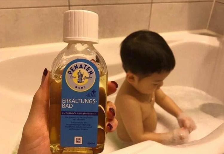Tinh dầu tắm ngừa cảm cúm cho bé Penaten Đức có tốt không?