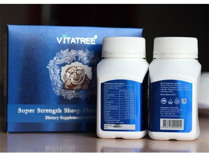 Tác dụng của nhau thai cừu Vitatree.
