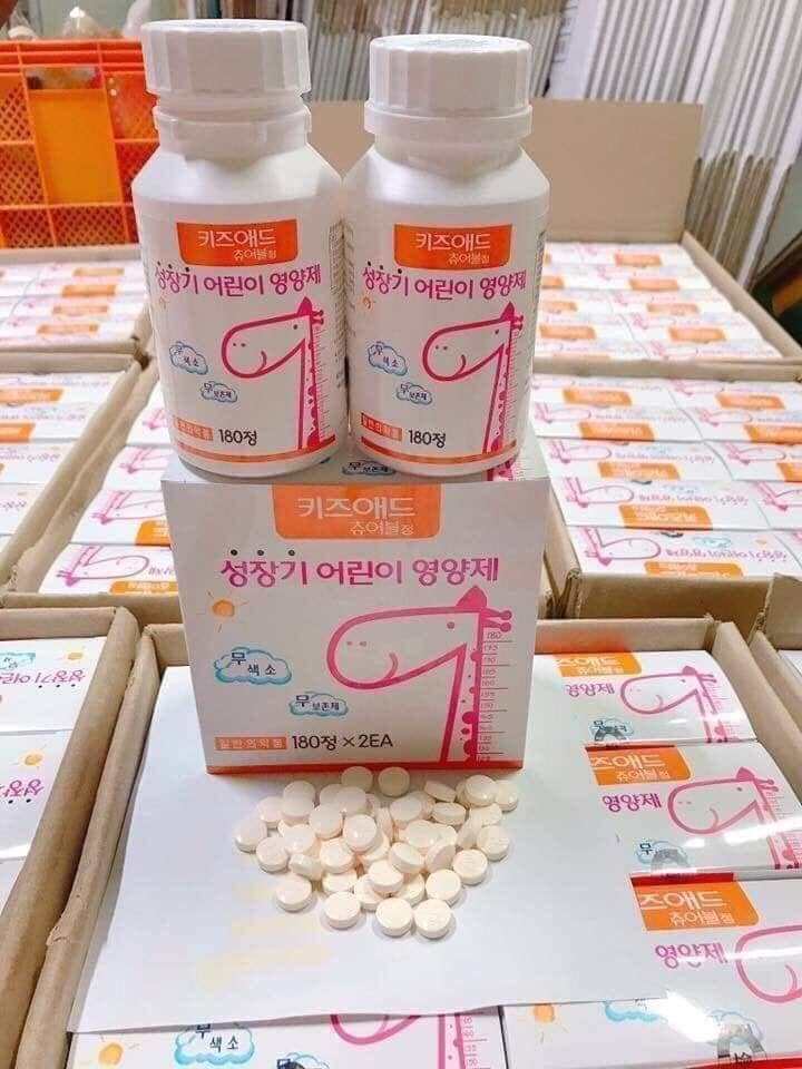 Viên Canxi Hươu Cao Cổ Hỗ Trợ Chiều Cao Cho Bé Của Hàn Quốc - Ảnh 4