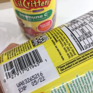 Thành phần có trong kẹo dẻo bổ sung vitamin C