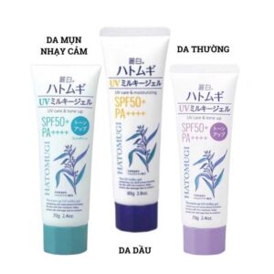 Kem chống nắng Hatomugi Nhật Bản 80gr