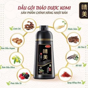 Thành phần của dầu gội đen tóc Nhật Bản