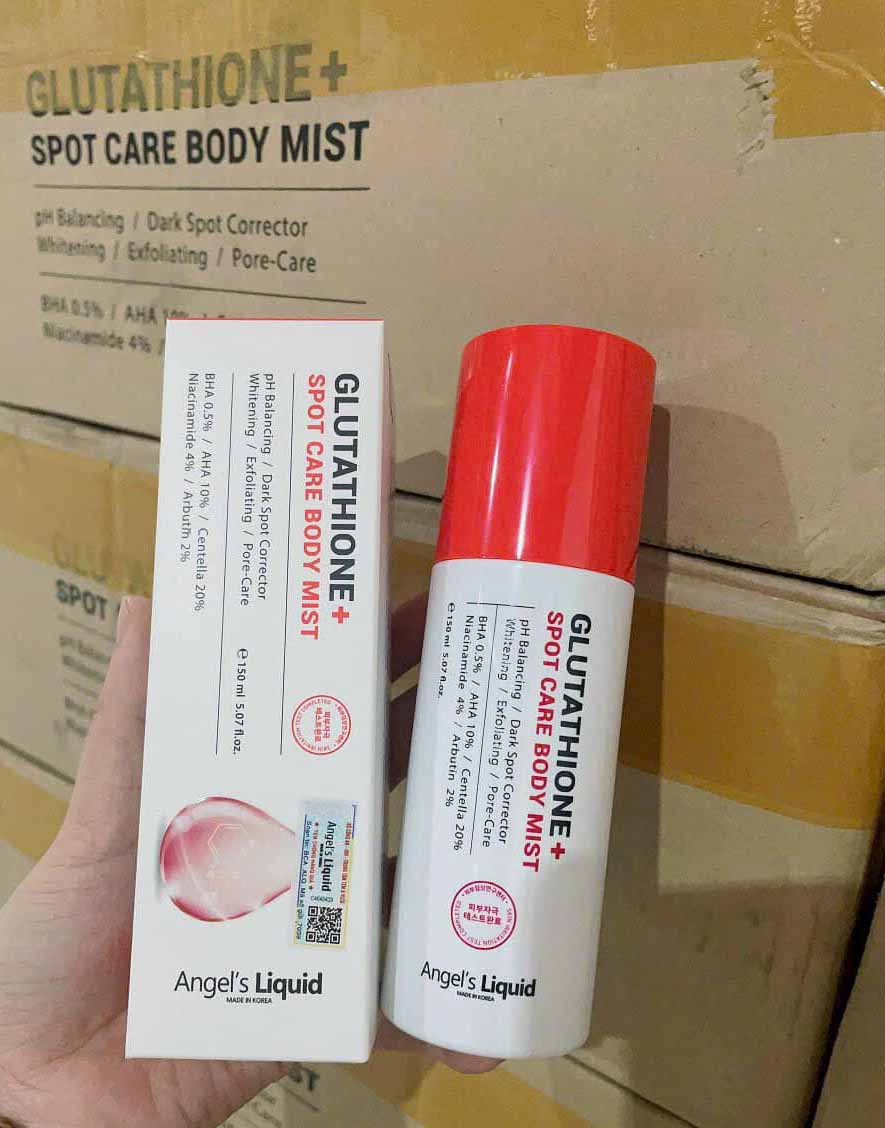 Angel's Liquid Glutathione Plus Centella Calming Body Mist REVIEW