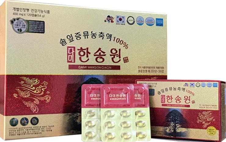 tinh dầu thông đỏ chính phủ 120 viên