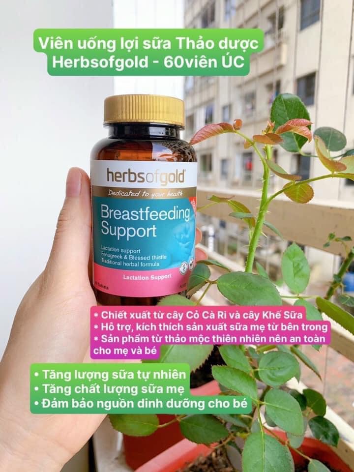 Công dụng lợi sữa Herbs of Gold