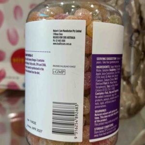Kẹo Kid Gummy Omega 3 Healthy Care 250 viên
