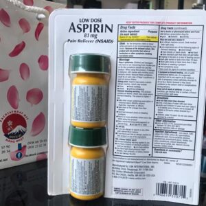 Aspirin 81mg của Mỹ giá bao nhiêu? Mua ở đâu chính hãng?
