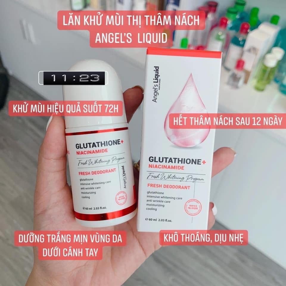 Công dụng của lăn khử mùi Angel Liquid Magic Deo Stick