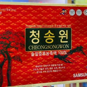 Tinh dầu thông đỏ Samsung Cheongsongwon chính hãng 180 viên có tốt không?