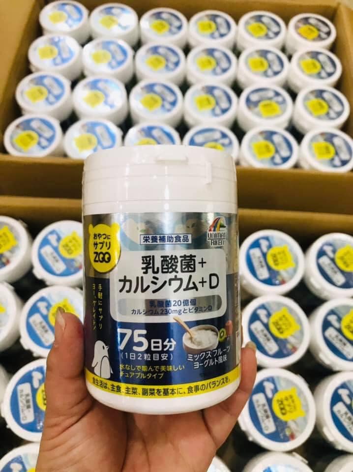 Kẹo canxi, Vitamin D của Nhật Unimat Riken 75 ngày có tốt không?