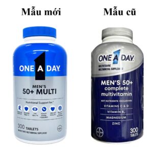 Viên Uống One A Day Men's 50+ 300 Viên mẫu mới
