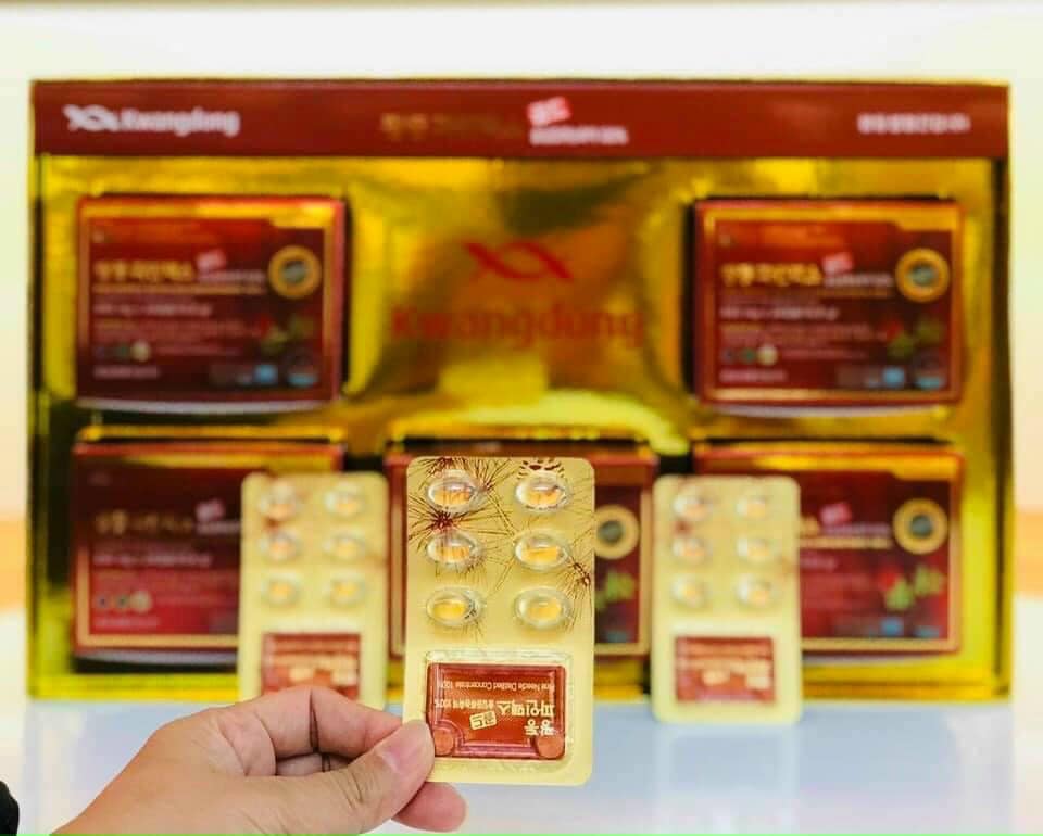 Tác dụng của tinh dầu thông đỏ Kwangdong 120 viên