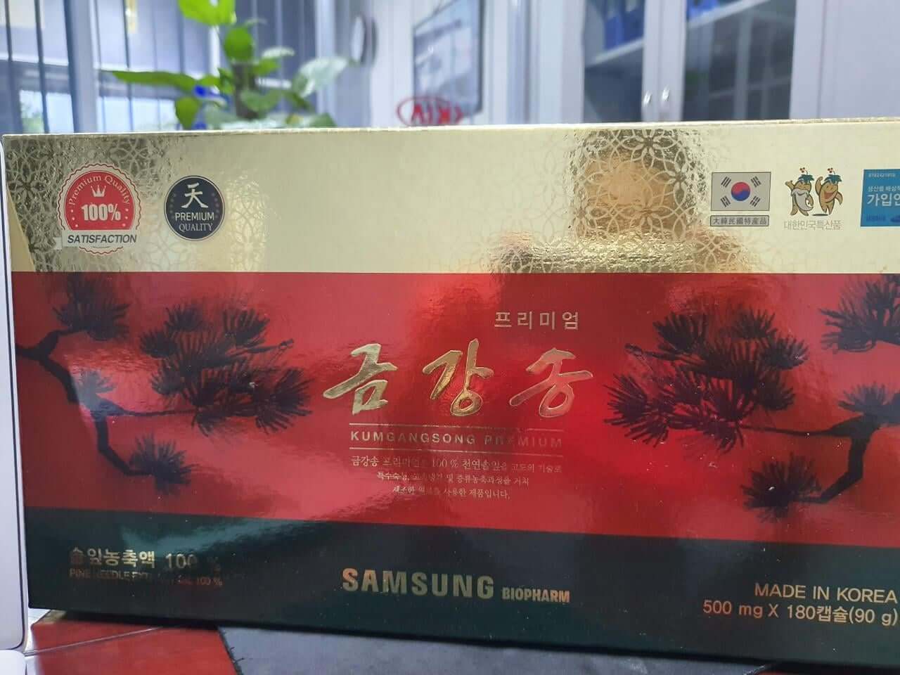 Công dụng tinh dầu thông đỏ Samsung 180 viên